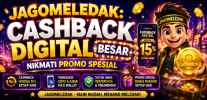 JAGOMELEDAK: Cashback Digital Besar Nikmati Promo Spesial